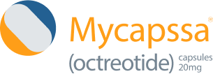 MYCAPSSA logo: Mycapssa® (octreotide) capsules 20mg